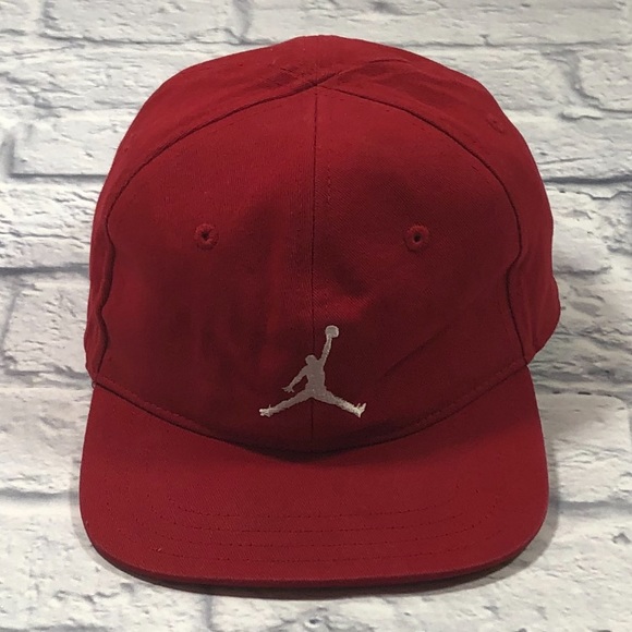 Jordan Accessories Youth Boy Adjustable Red Jordan Baseball Cap